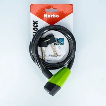 Bike Locks, Cable, Locks, Bike Accessories OEM Yes Key Brass Color Black Brand Naibao Trademark Nurbo Model NO. SL5610C HS Code - WENZHOU NAIBAO LOCK CO., LTD. - China