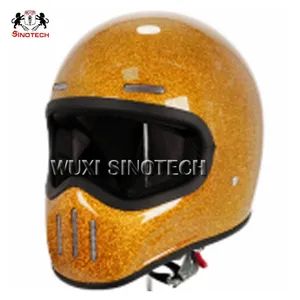 New Arrival Fiberglass Full Face Helmet Motor Scooter Retro Vintage Riding Motorcycle Helmets - Wuxi Sinotech Import&Export Co., Ltd - China