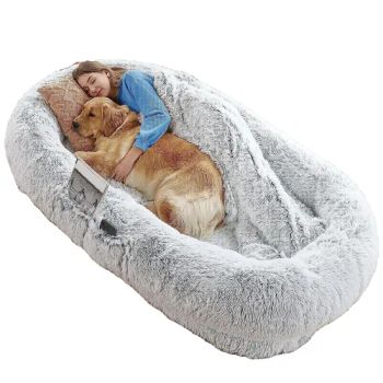 Factory Direct Sale Human Dog Bed Human Size Washable Faux Fur Human Dog Bed for You and Pets Human Dog Beds - Guangzhou Musen International Co., LTD. - China