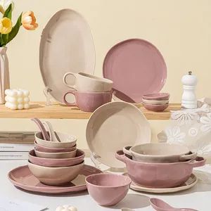 High Quality Restaurant Tableware Plates Bowls Sets Ceramic Dinnerware for Gift - GENOL CERAMICS CO.,LTD - China