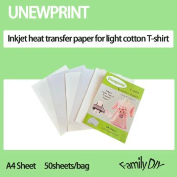 Premium Cotton Transfer Paper for Heat Press Machines - 50 Sheets - HANGZHOU LUXING ENVIRONMENTAL PROTECTION MATERIAL CO.,LTD. - China