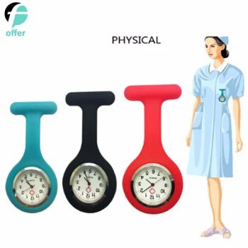 Nurses Fob Watch Brooch Blue Silicon Gel Fob Watches - Suzhou Offer Gifts Co., Ltd. - China