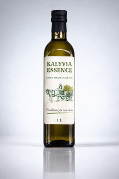 Kalyvia Essence Greek Extra Virgin Olive Oil – 1L Marasca Glass Bottle - Asopos Terra P.C. (ΑΣΩΠΟΣ ΓΗ ΜΟΝΟΠΡΟΣΩΠΗ Ι.Κ.Ε.) - Greece