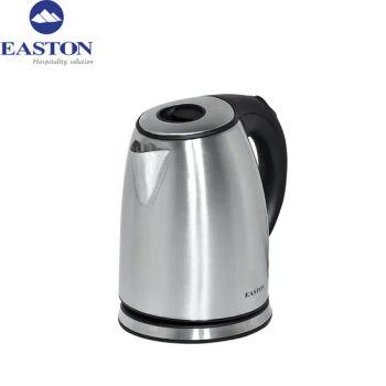 Hotel Black 1L Auto Shut-off Stainless Steel Electric Kettle - Easton Hotel Supplies Co., Ltd. - China