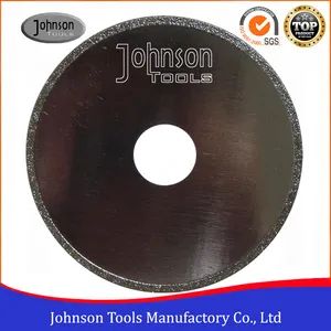 High Quality Od105mm Electroplated Diamond Saw Blade Width 3mm Flange M14 Model NO. 9.2.10 Specification GB HS Code 82023910 - Johnson Tools Manufactory Co., Ltd. - China
