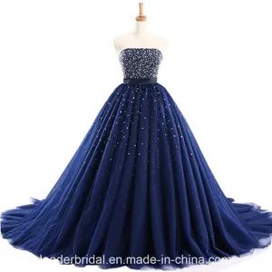 Green Blue Quinceanera Dresses Crystals Beaded Party Prom Gowns Dresses Lb17918 - Suzhou Leader Apparel Co., Ltd. - China