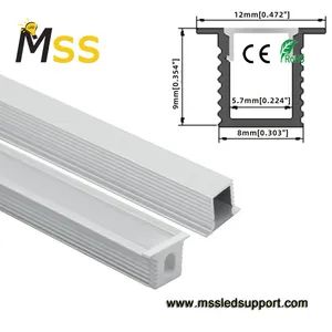 8X9mm Hot Sale Aluminum LED Profile Light Bar LED Profile Aluminium Profile for LED Strips - MSS LED Lighting Co., Ltd. - China