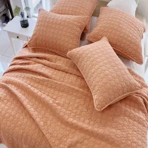 Home Fashion Bedspread in Garment Washed Super Soft Feel in Ultrasonic - Nantong Lihui Comfortable Household Goods Co., Ltd - China