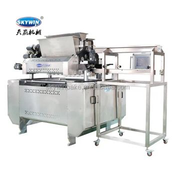 Automatic Biscuit Cookie Dough Extruder Depositor Wire Cutter Cookies Making Machine - Foshan Shunde Skywin Foodstuff Machinery Co., Ltd. - China