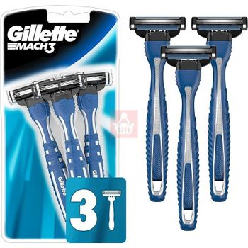 Super Value Gillette Disposable Razor for Men with Sharp Long Lasting Blades and Comfortable Grip - S-SQUAD - France