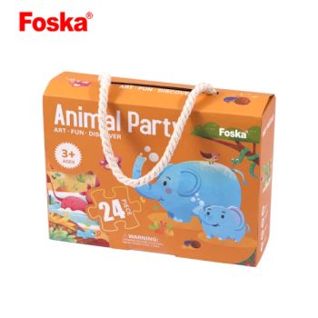 Foska Animal 3D Paper Kids Cartoon Puzzles for Education Gift - Anhui Sunshine Stationery Co., Ltd. - China