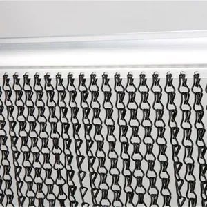 Custom Patterns Aluminum Wire Mesh Fly Screens for Room Dividers Ceilings & More with Chain Link Features - Anping Dongfu Wire Mesh Co., Ltd. - China
