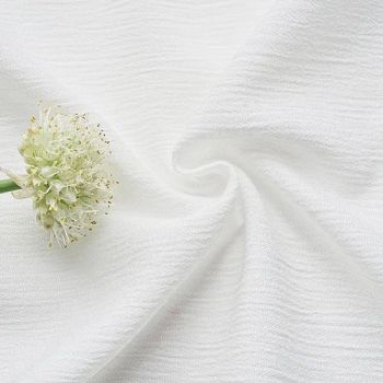 China Factory Bleached Viscose Rayon Crepe Crinkle Fabric for Dress Hijib - Hebei Changjin Textile Co., Ltd. - China