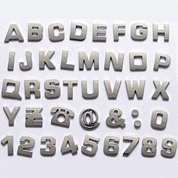 Silver,Gold Stainless Steel Alphabet, For Construction Brand AMT Thickness ALL Size/Dimension ALL Color SILVER, GOLD Type STEEL - Allied Metal & Tubes - India