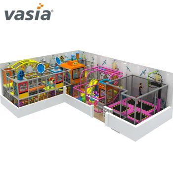 Used Supermarket Equipment Plastic Slides for Children Size H:3.4m Condition New Color Optional Trademark vasia Specification - Huaxia Amusement Co., Ltd. - China