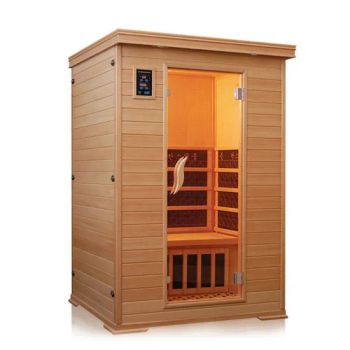 1 Person Home Commercial Use Traditional Far Infrared Steam Dry Sauna Room - Guangzhou Fenlin Swimming Pool & Sauna Equipment Co., Ltd. - China
