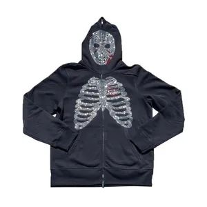 Leather Men Motorcycle Hoodie Men and Coats 2023 Winter Hoodie Squid Game Wholesale Blank Zip Collar/Zip Neck Hoodie - Quanzhou Body-Fits Trade Co., Ltd. - China