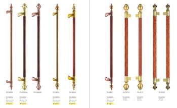 Spiral Antique Coffee Door Hardware Big Door Handle Usage Door Color Gold Origin China Model NO. BMS Shape Tubular Trademark - Zhenjiang Trumy Industrial Co., Ltd. - China