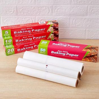 Food Packaging Safe White Greaseproof Wrapping Paper OEM Accpet Sample Free Layer Double Coating Coated MOQ 5000 Rolls Size - ZHENGZHOU SUPERFOIL ALUMINIUM INDUSTRY CO.,LTD. - China