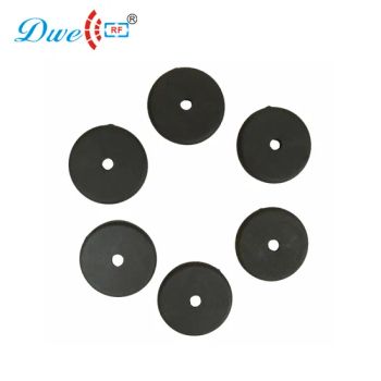 Customized UHF Round Black Washable RFID Transponder Labels Laundry Tag for Garment - Shenzhen Dwell Electronics Co., Limited - China