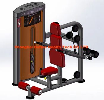 New Pin Loaded Machine,latest Commercial and fitness equipment,New ISO-Lateral Selectorized Machine, Professional Adjustable Seated Dips-DF-8006 - Shanghai Define Health Tech Co., Ltd. - China