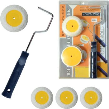 3 Pieces Mini Drywall Corner Roller for Use with Water-Based, Oil or Enamel Paints Edger Corner Paint Roller Tool for Home Office Wall Painting Decoration - Jiangsu B-Line Tools Co., Ltd. - China
