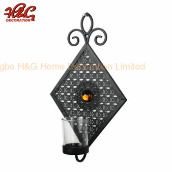 Wall Sconce Decoration Candle Holder Candle Holder for Wall MOQ 600 PCS Color Black Origin China Use for Daily Trademark - Ningbo H&G Home Decoration Limited - China