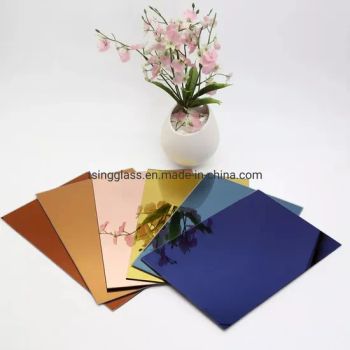 1mm-6mm 5mm Tinted Bronze Grey Blue Colour Copper Free /Colored / Vinyl Backed Decorative Glass Safety/Convex Mirror for Home and Hotel Decoration - Qingdao Tsing Glass Co., Ltd. - China