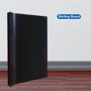Premium Waterproof PVC Skirting Boards for Home Decor Depth 14mm Usage Floor Color Black Material PVC Length 2100mm Style - Dongguan Shangyu Plastic Hardware Products Co., Limited - China