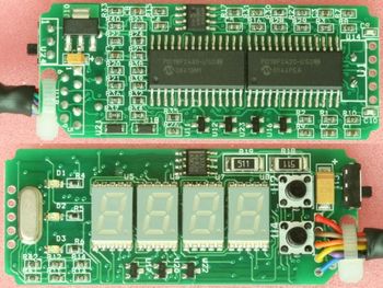 Double Sided PCB Board Release Method Bridged Using Break Out Pips Or Scored Board Assembly Method Stepped Up Onto A Bigger Panel With Fiducial - Design Kart - India
