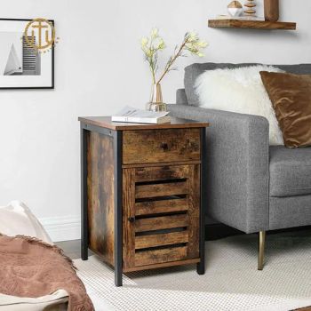 Modern Minimalist Household Side Table Solid Wood Bedroom Small Chest of Drawers - Hebei Ximu Furniture Sales Co., Ltd. - China
