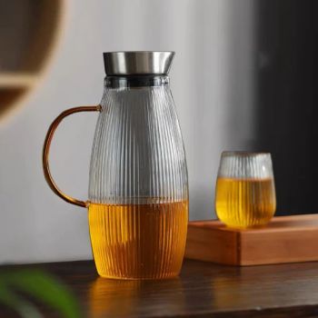 Large Capacity Borosilicate Glass Clear Ice Tea Water Jugs Set - Hemera (Tianjin) Technology Development Limited - China