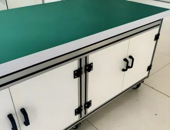 Factory Aluminum Anti Static Workbench Assembly Line Extra Shelf Work Table Worktable - Suzhou Yusibo Metal Products Co., Ltd - China