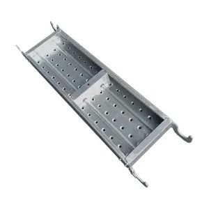 2400mm Galvanized Building Ladder Platform Ringlock Scaffolding Steel Metal Walk Platform Catwalk Board Decking Steel Plank - Tianjin Hengfengjinda Metal Structure Co., Ltd. - China