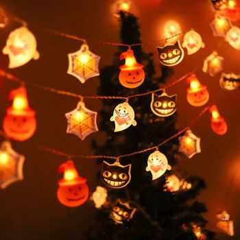 Halloween Lights String Pumpkin Skeletons Spooky Holiday Lights - Taihua Hardware Plastic MFG., Co., Ltd. - China