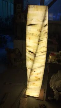 Natural Stones Yellow/White/Black/Green/Brown/Red/Blue/Pink/Orange Polished/Honed Ice yellow onyx for interiors floor/wall slabs/tiles/lamp/Mosaic/Stairs/sinks - Xiamen G Stone Co., Ltd. - China
