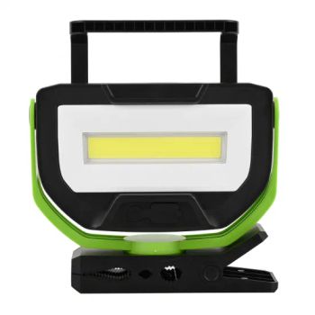 Adjustable COB LED Flood Light with Versatile Clip Base CCT 5000K Lumen 1000 Trademark JM Color Custom Origin China Model NO. - Ningbo Light International Trade Co., Ltd - China