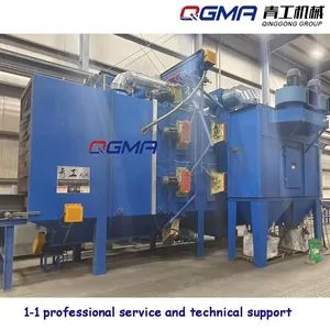 Large Steel Structure Aluminum Frame Shot Blasting Cleaning Pass-Through Shot Blasting Machine - Qingdao Qinggong Machinery Co., Ltd - China