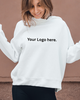 Classic White Oversized Hoodie – Cozy Streetwear Sweatshirt for Casual & Minimalist Style - Arsans Sewing Corp - Pakistan