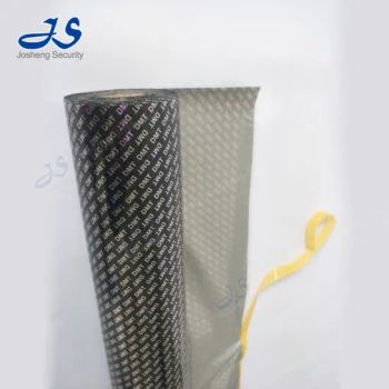 Hot Stamping Foil, Foil for Number Plate, Trademark JS Model NO. JS1001 Type Holographic HS Code 3212100000 Origin - Fuding Josheng Sign Co., Ltd. - China