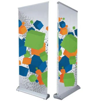 Retractable Aluminum Roll up Banner Stand Portable for Exhibition Display Advertising - Jiaxing Eachsign New Material Co., Ltd. - China