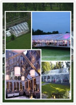 Well-Decorated Transparent Wedding Party Tent for 500 Seaters - Guangzhou Meile Exhibition Equipment Co., Ltd. - China