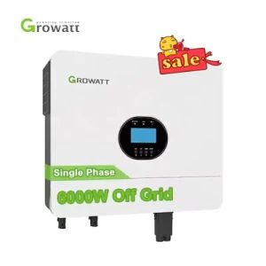 on Sale SPF6000es Plus Single Phase for LiFePO4 Battery Solar Power Inverters Growatt 5kw 6kw off Grid Inverter - Yanglin Tech Co., Ltd - China