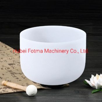 Quartz Clear Crystal Meditation Healing Singing Bowl Color Frosted Sound Bowls with Prefect Pitch - Hubei Fotma Machinery Co., Ltd. - China