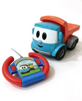 2026 New Customization Cartoon Blue Engineering Vehicle Friction Educational Push Pull Music & Lights Car Toy for Kids Children Baby - Shantou Haizhiming Network Technology Co., Ltd. - China