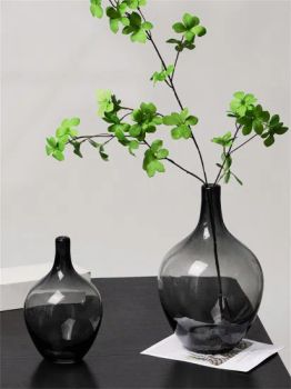 Handmade Large Floor Ornament Big Belly Glass Vase - Skylark Network Co., Ltd. - China
