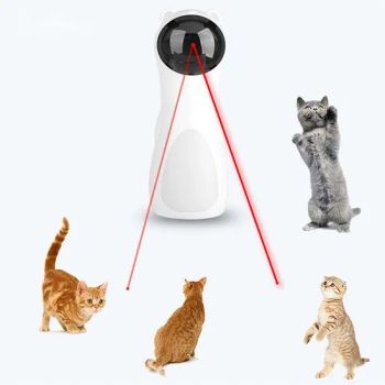 Electric Laser Cat Toys Self-Entertainment Infrared Laser Cat Stick Automatic Sensing Laser Light Pet Interactive Movement Toy - Rizhao Spring Trading Co., Ltd. - China