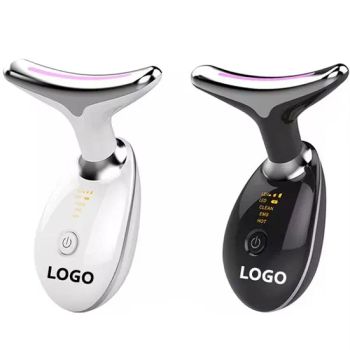 Photon Device Skin Care Electric Anti-Wrinkle Facial Neck Massage Machine Face Lifting Neck Beauty LED EMS - Guangzhou Mackay Hair Tools Products Co., Ltd. - China