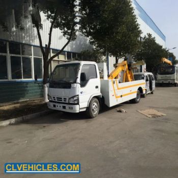 5t Lift 5t Boom Lift Isuzu 600ppolice Rescue Truck Boom Truck Integrated Towing Tow Wrecker - Chengli Special Automobile Factory - China