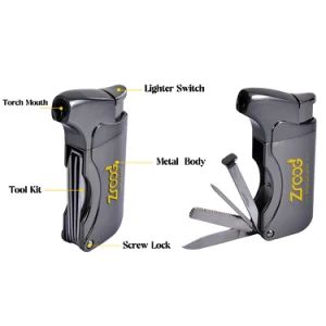 Custom Logo Metal Jet Flame Cigar Pipe Lighter with Multi-Tools Kit From Manufacturer Factory - Shenzhen Lovisle Technology Co., Ltd. - China